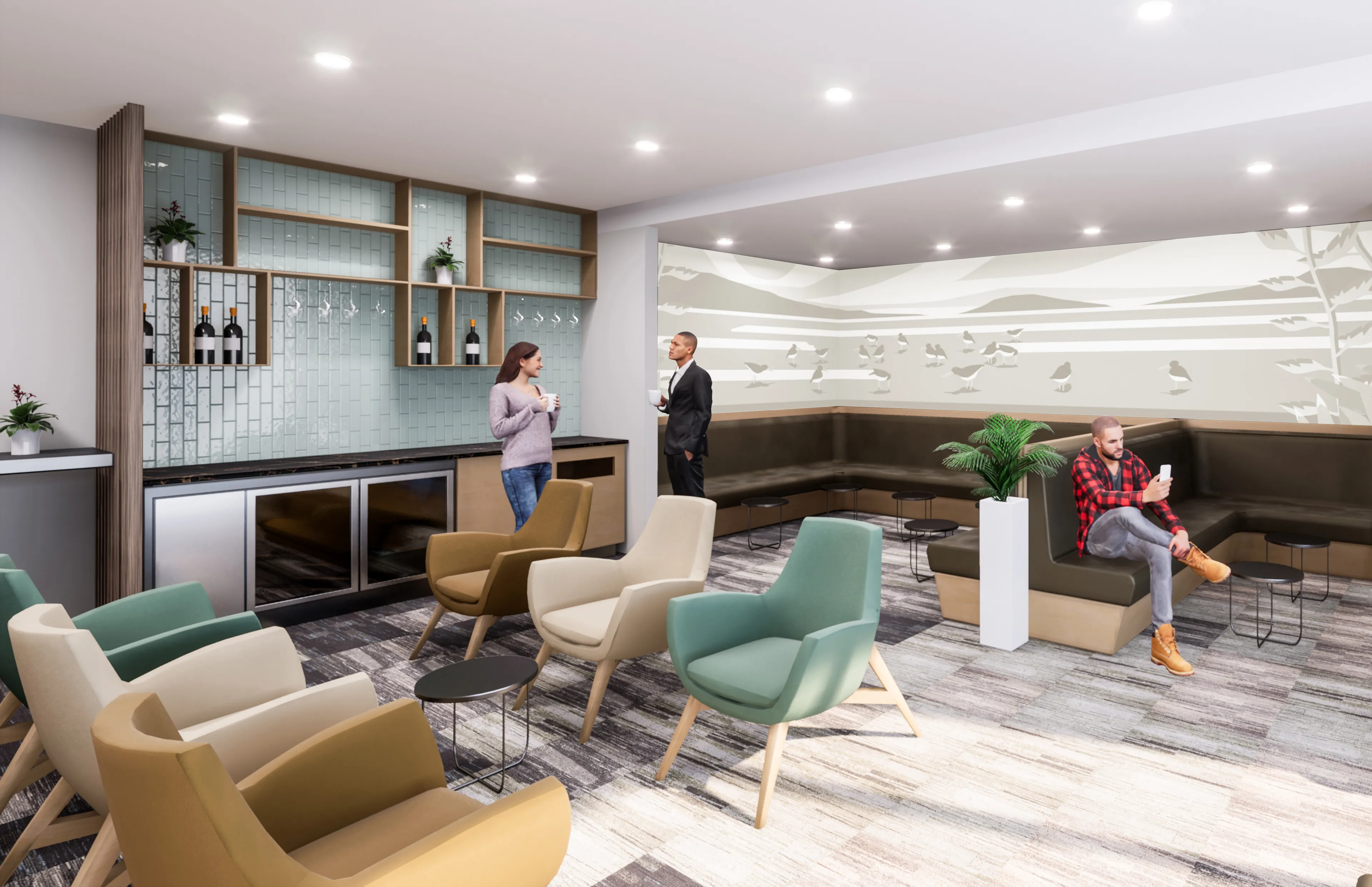 Auckland Airport — Bespoke Acoustic Wall Art — cover